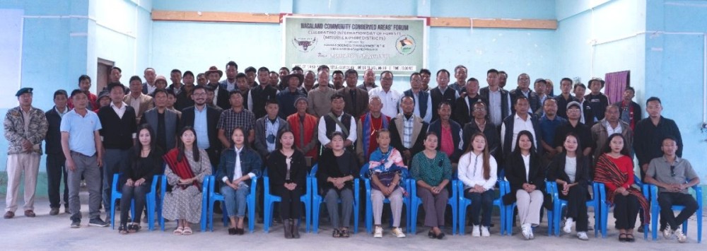 Attendees of the International Day of Forests organised by NCCAF was held at council hall, Meluri village on March 21. (PC: NCCAF)